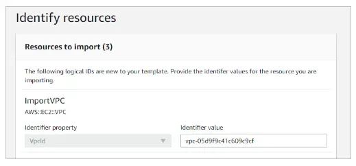 AWS CloudFormation: Import Existing Resources into CloudFormation Stack