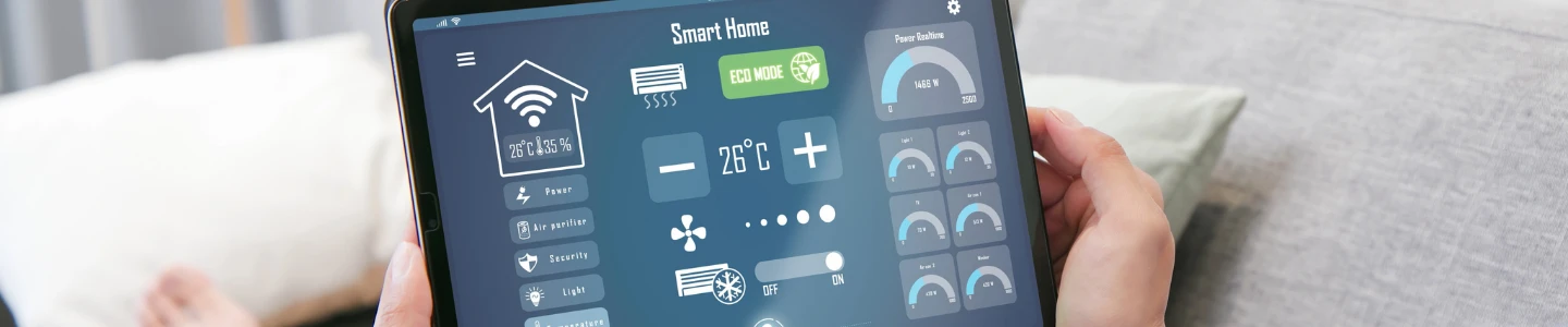 The picture shows a smart home system that uses AWS IoT greengrass.